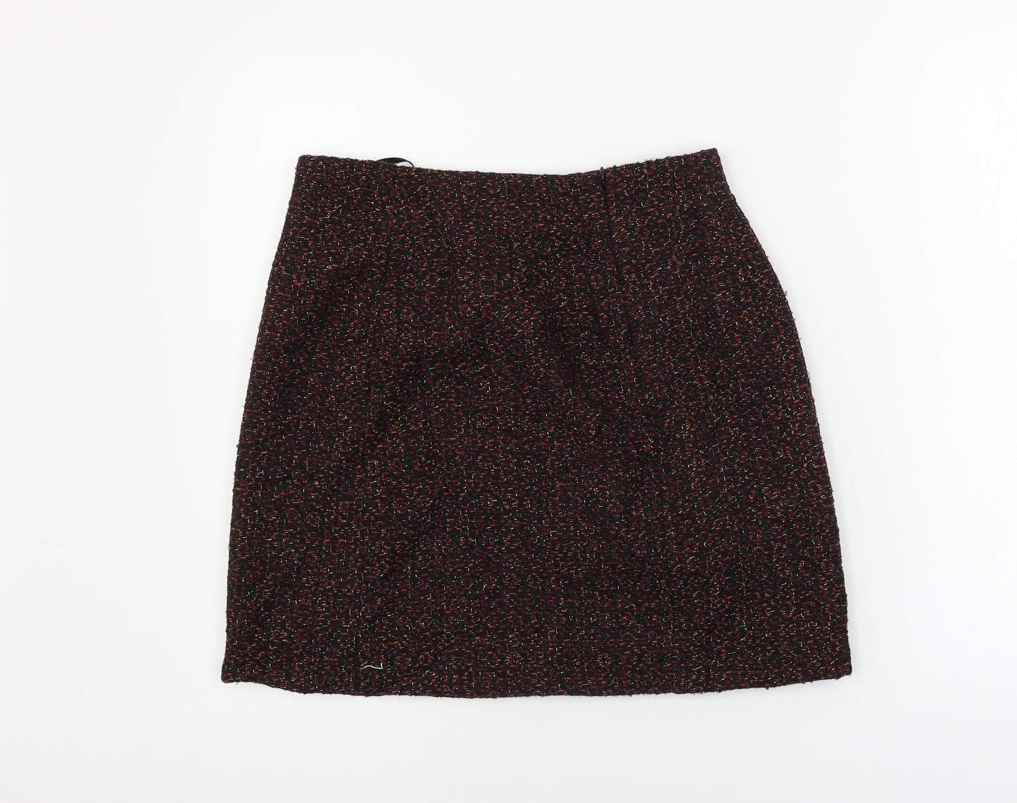 Warehouse Womens Black   A-Line Skirt Size 10