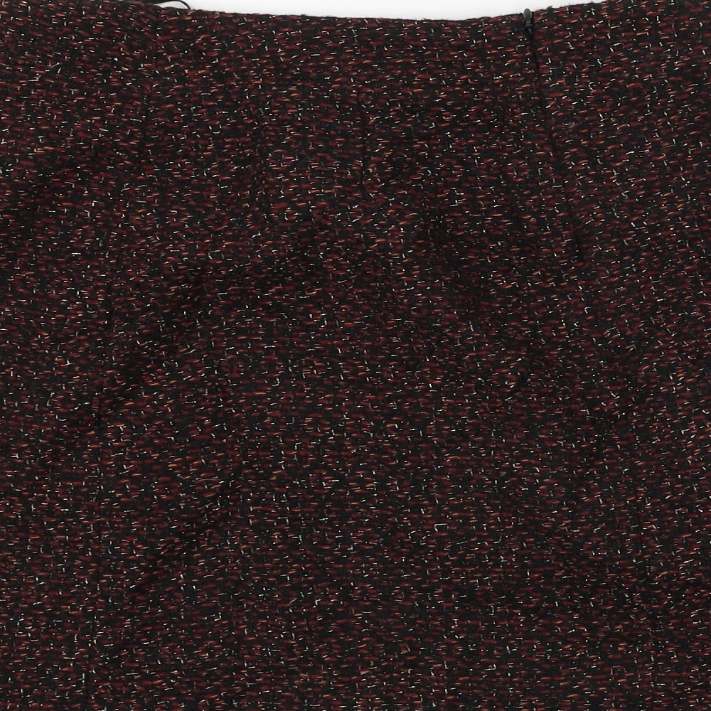 Warehouse Womens Black   A-Line Skirt Size 10