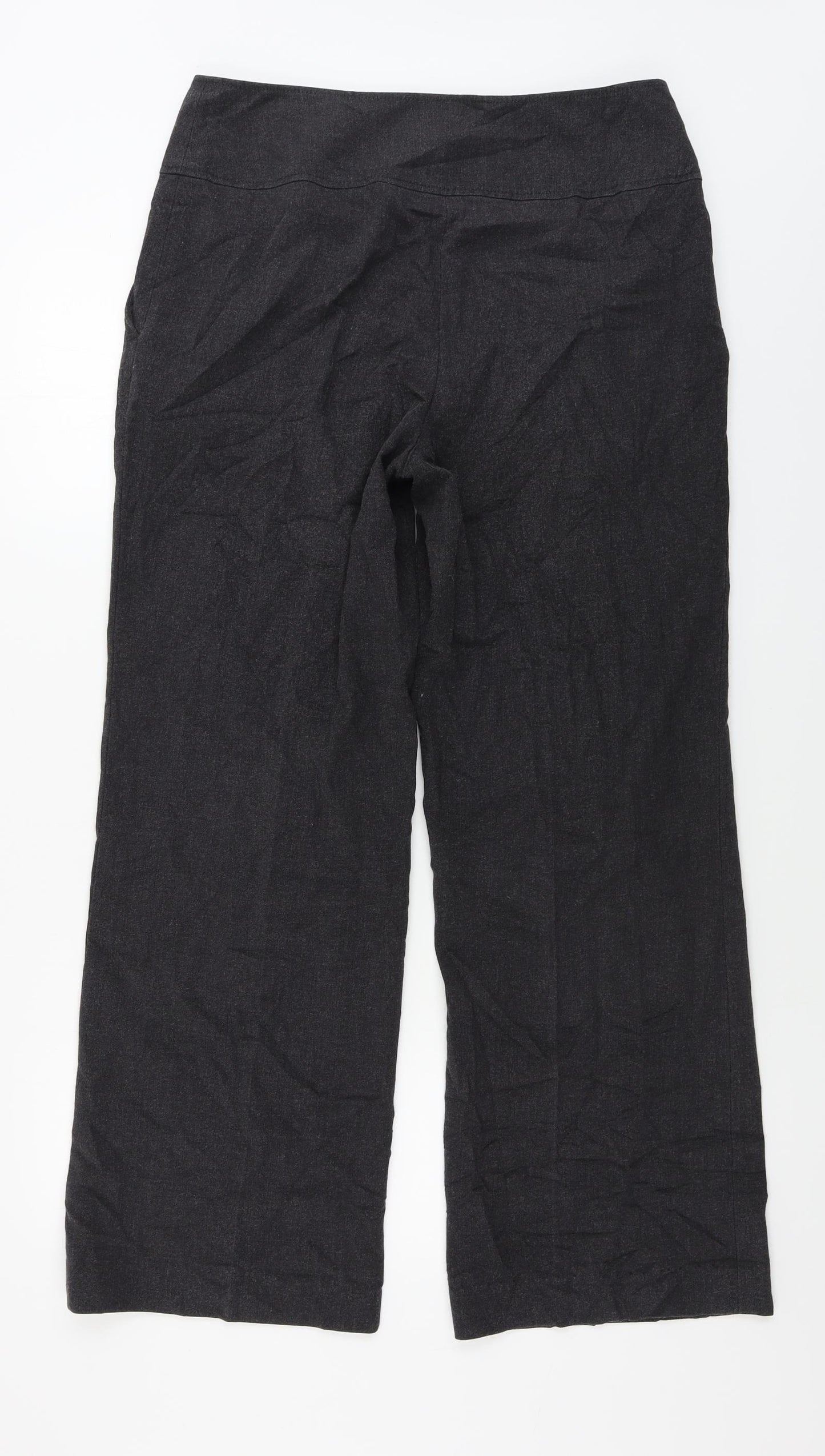EWM Womens Grey Paisley  Trousers  Size 12 L28 in