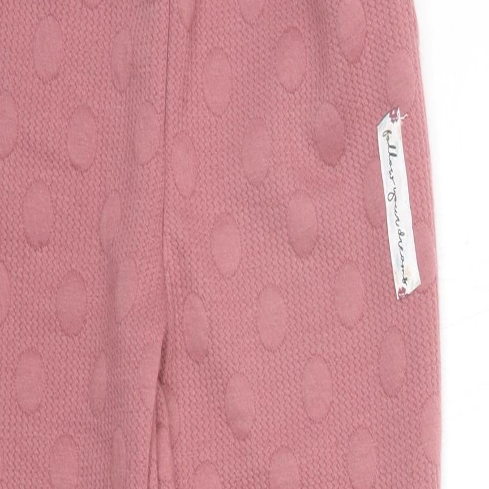 Marks and Spencer Girls Pink   Jogger Trousers Size 7-8 Years - Elasticated Waist