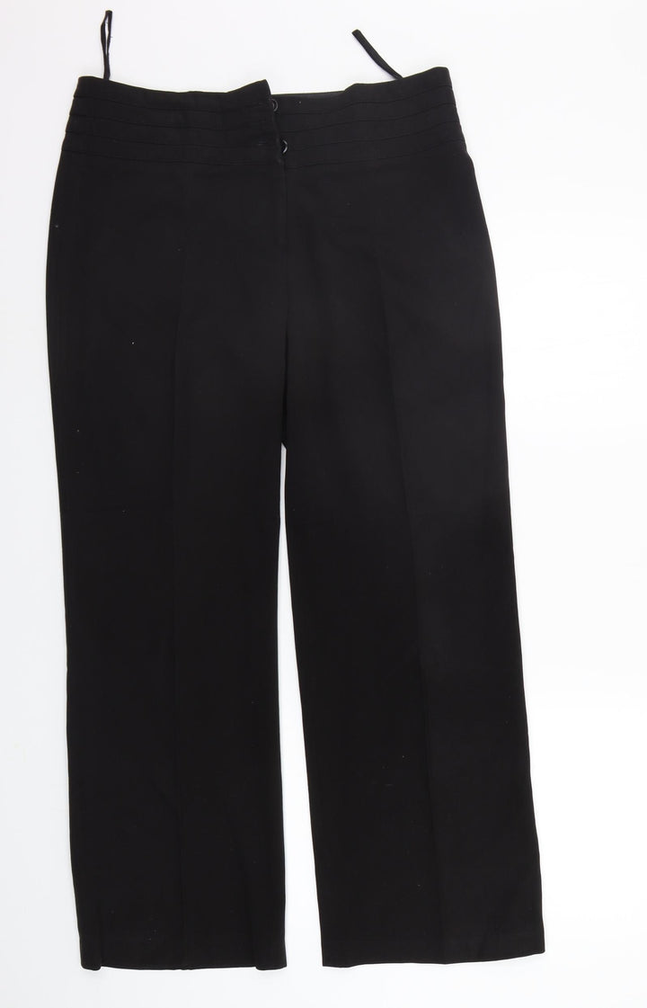 Debenhams Womens Brown Trousers Size 12 L28 in