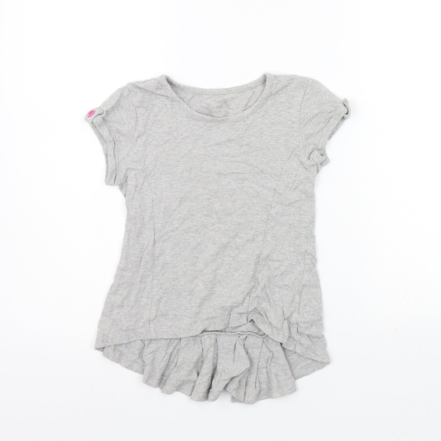Matalan Girls Grey   T-Shirt Dress  Size 6-7 Years