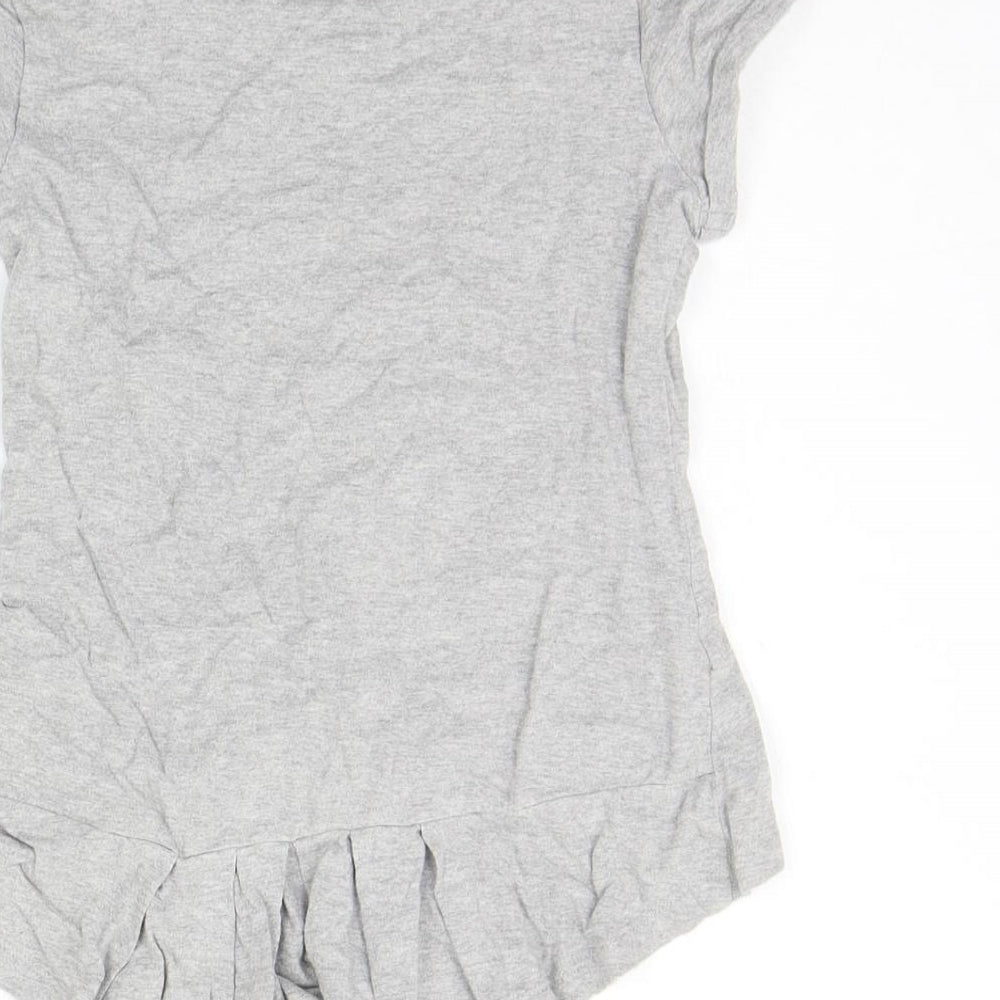 Matalan Girls Grey   T-Shirt Dress  Size 6-7 Years