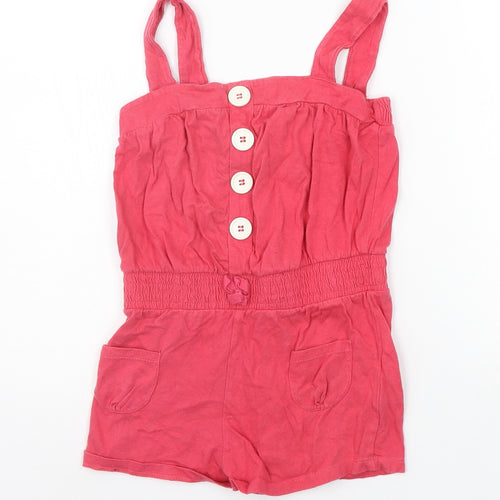 girl2girl Girls Pink   Jumpsuit One-Piece Size 6-7 Years