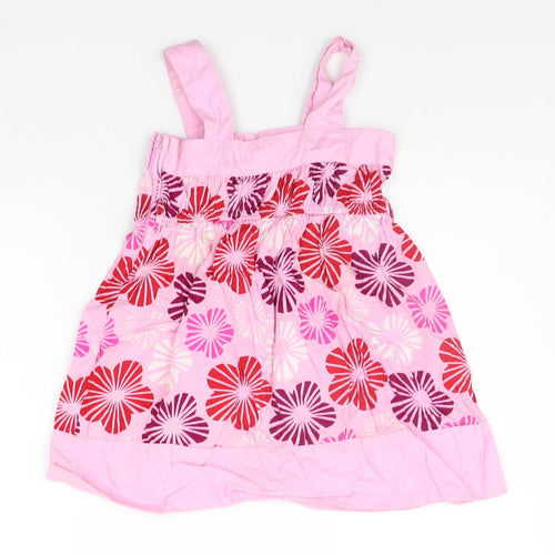 Matalan Girls Pink Floral  A-Line  Size 4-5 Years