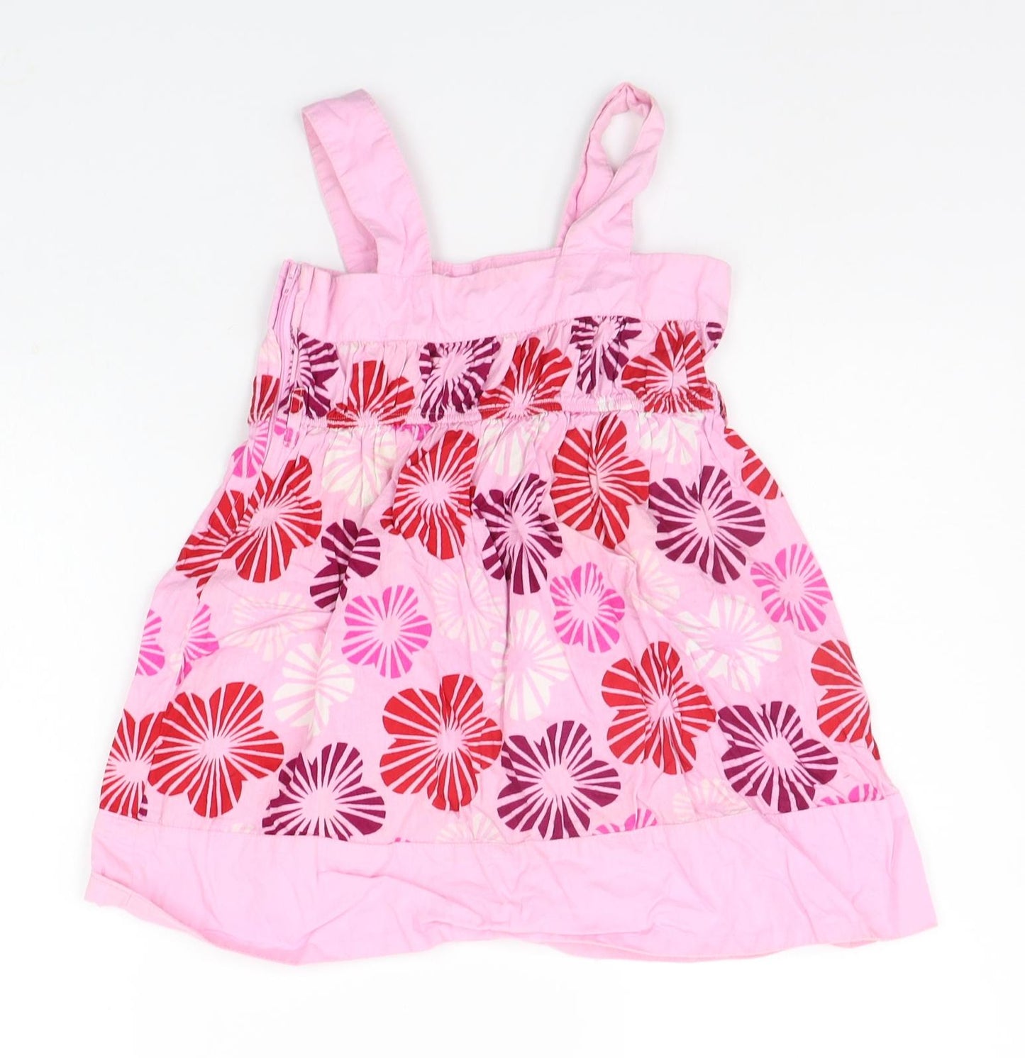 Matalan Girls Pink Floral  A-Line  Size 4-5 Years