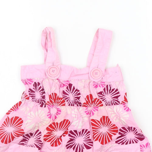Matalan Girls Pink Floral  A-Line  Size 4-5 Years