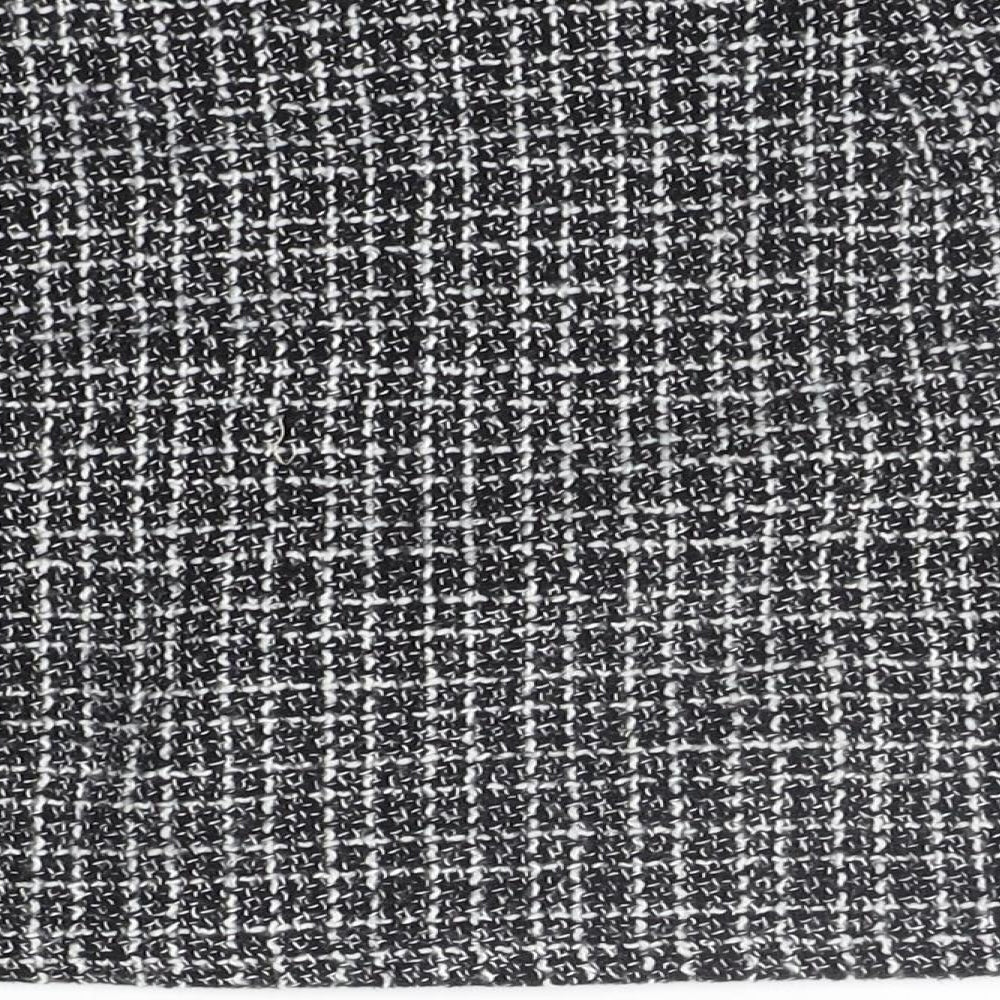 Preworn Womens Black Check  A-Line Skirt Size S