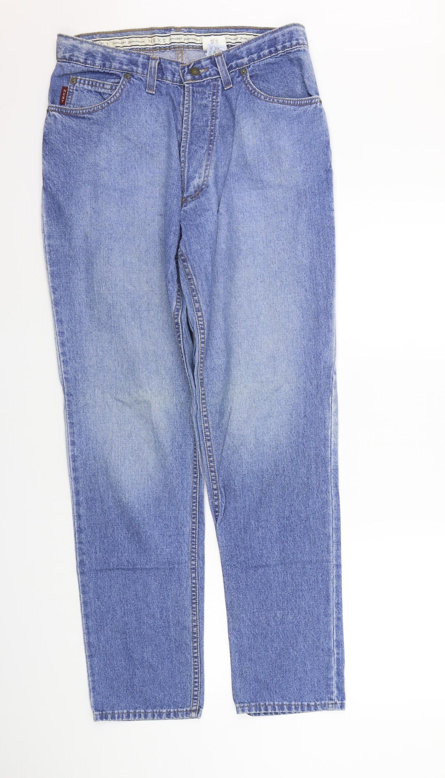 NEXT Womens Blue   Straight Jeans Size 14 L31 in