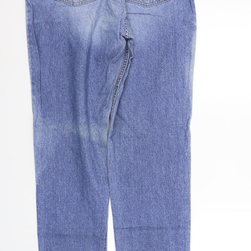 NEXT Womens Blue   Straight Jeans Size 14 L31 in