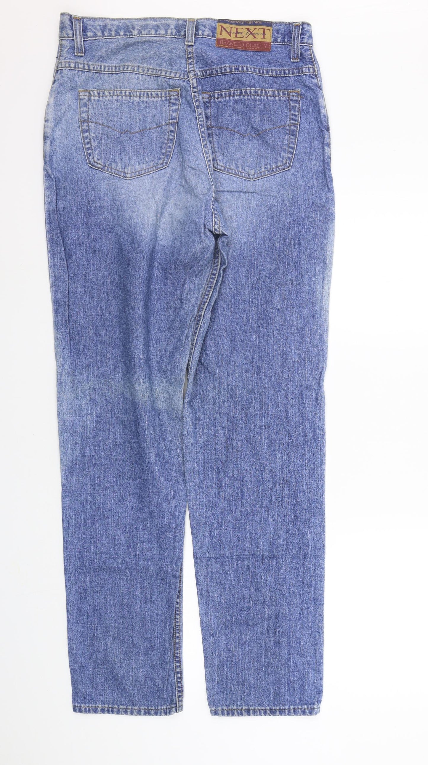 NEXT Womens Blue   Straight Jeans Size 14 L31 in