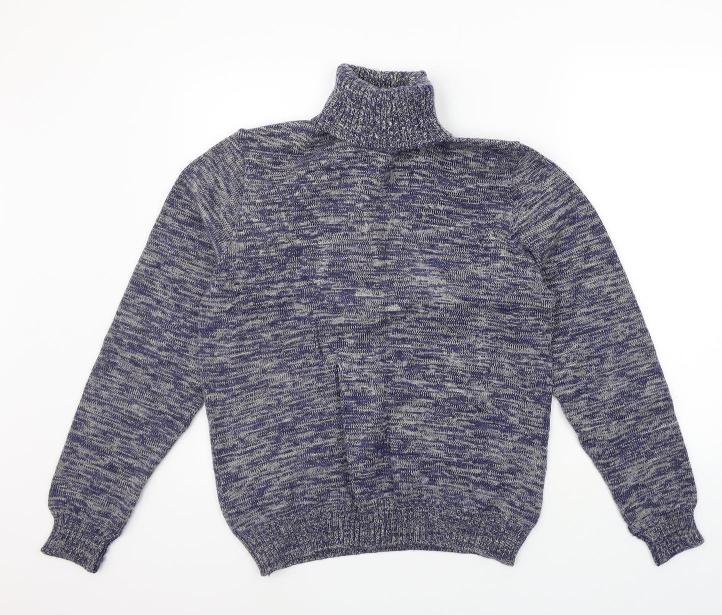 Pierre Sangan Mens Blue   Henley Jumper Size XL