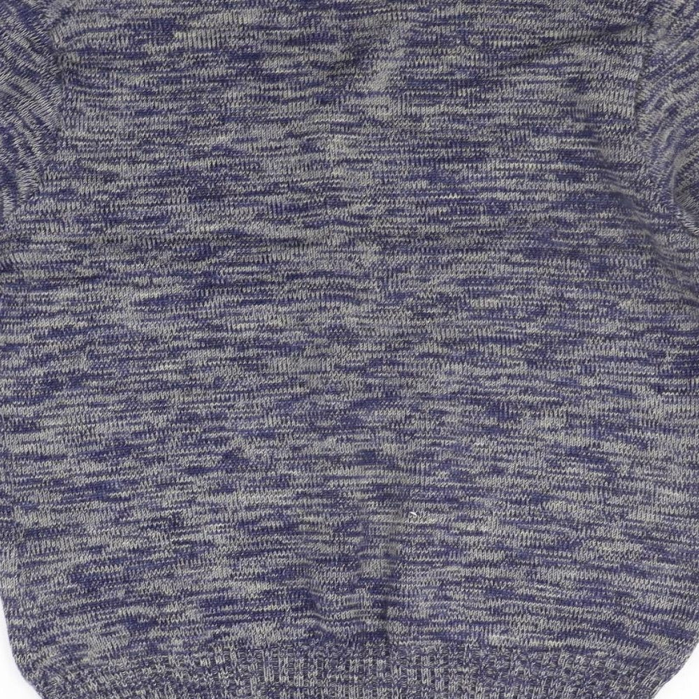 Pierre Sangan Mens Blue   Henley Jumper Size XL