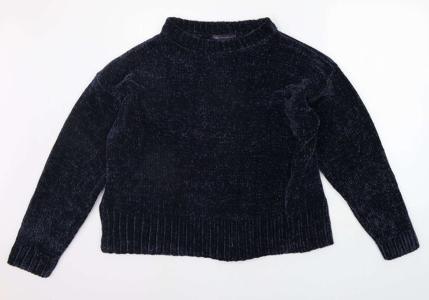 Marks and Spencer Womens Blue   Pullover Jumper Size L