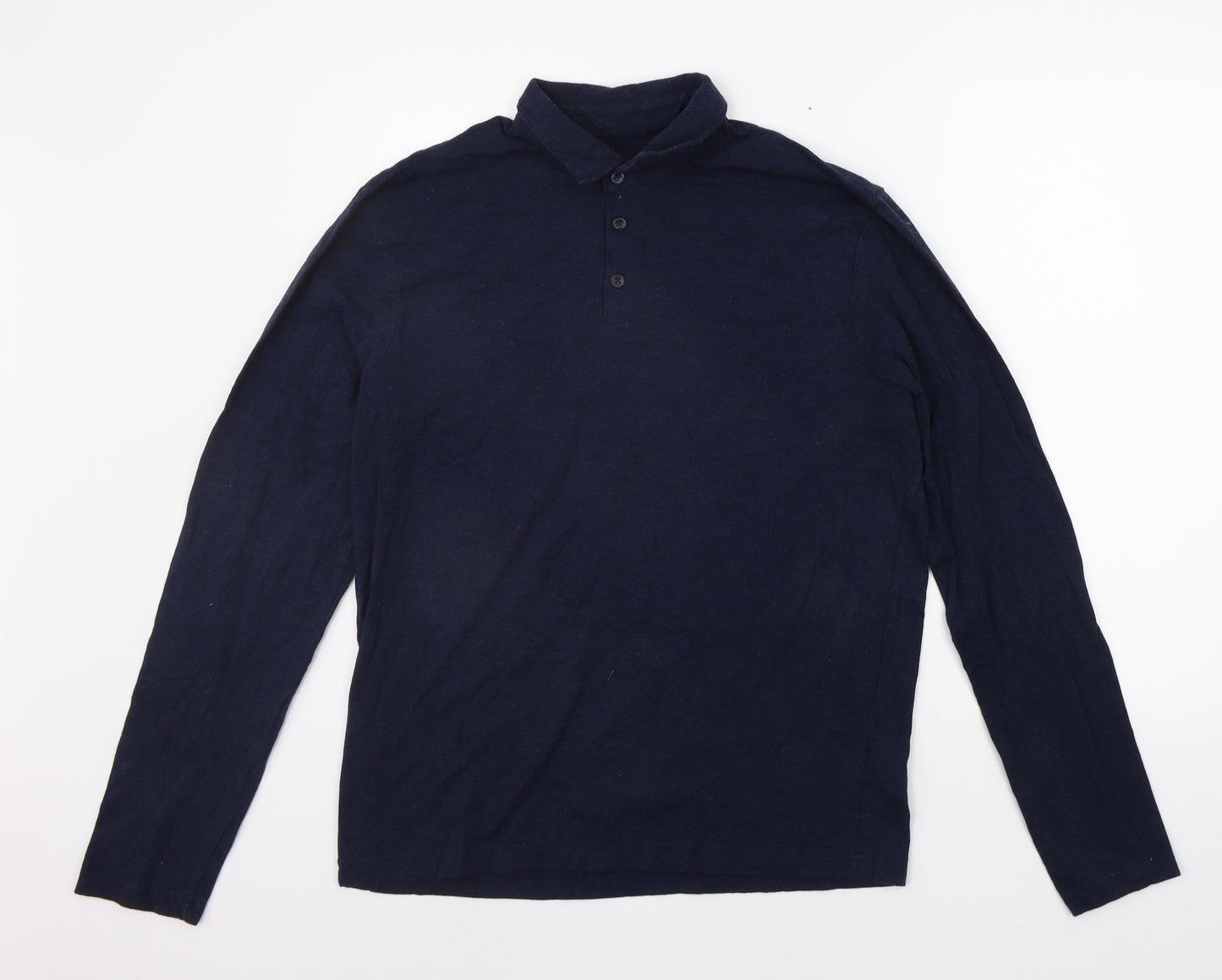 H&M Mens Blue    Polo Size M