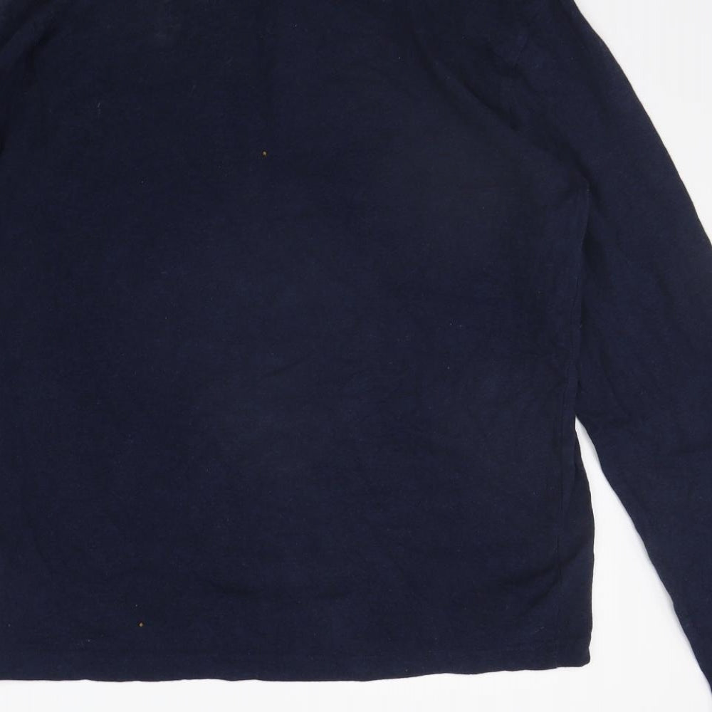 H&M Mens Blue    Polo Size M