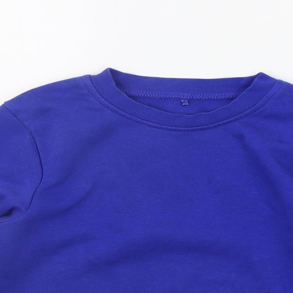 George Boys Blue   Pullover Jumper Size 5-6 Years