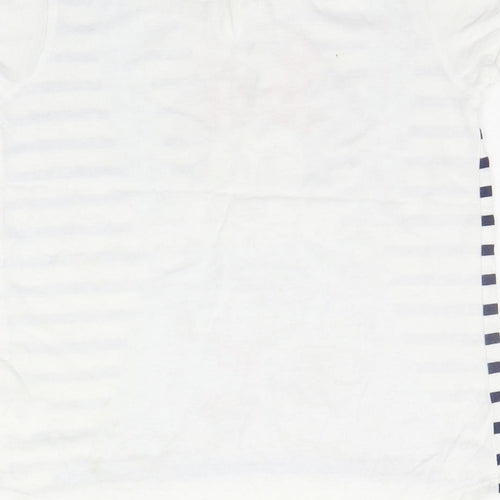 Disney Girls White   Basic T-Shirt Size 5-6 Years  - MICKEY MOUSE