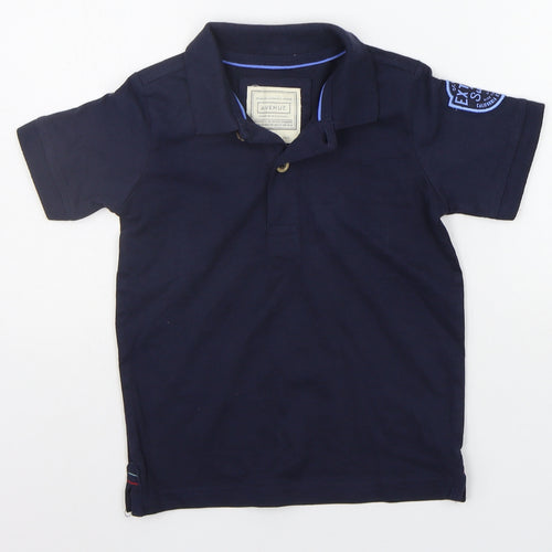 Avenue Boys Blue   Basic Polo Size 5-6 Years