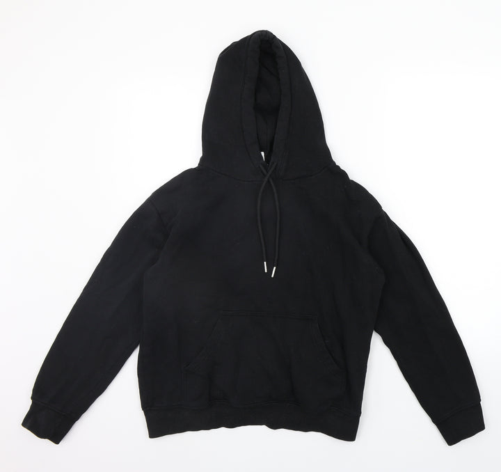 H&M Womens Black Henley Hoodie Size XS
