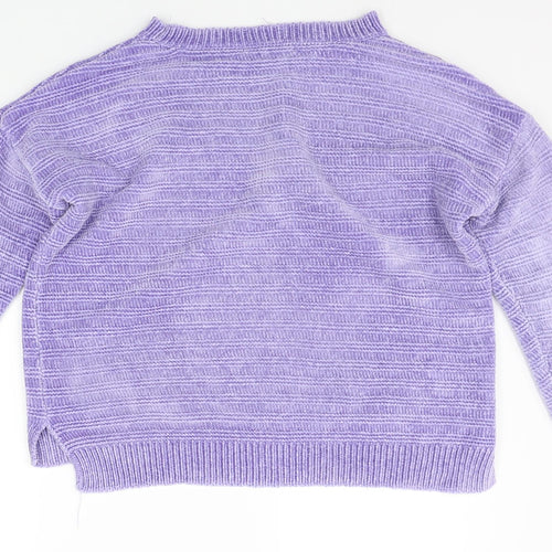 George Womens Purple   Pullover Jumper Size S