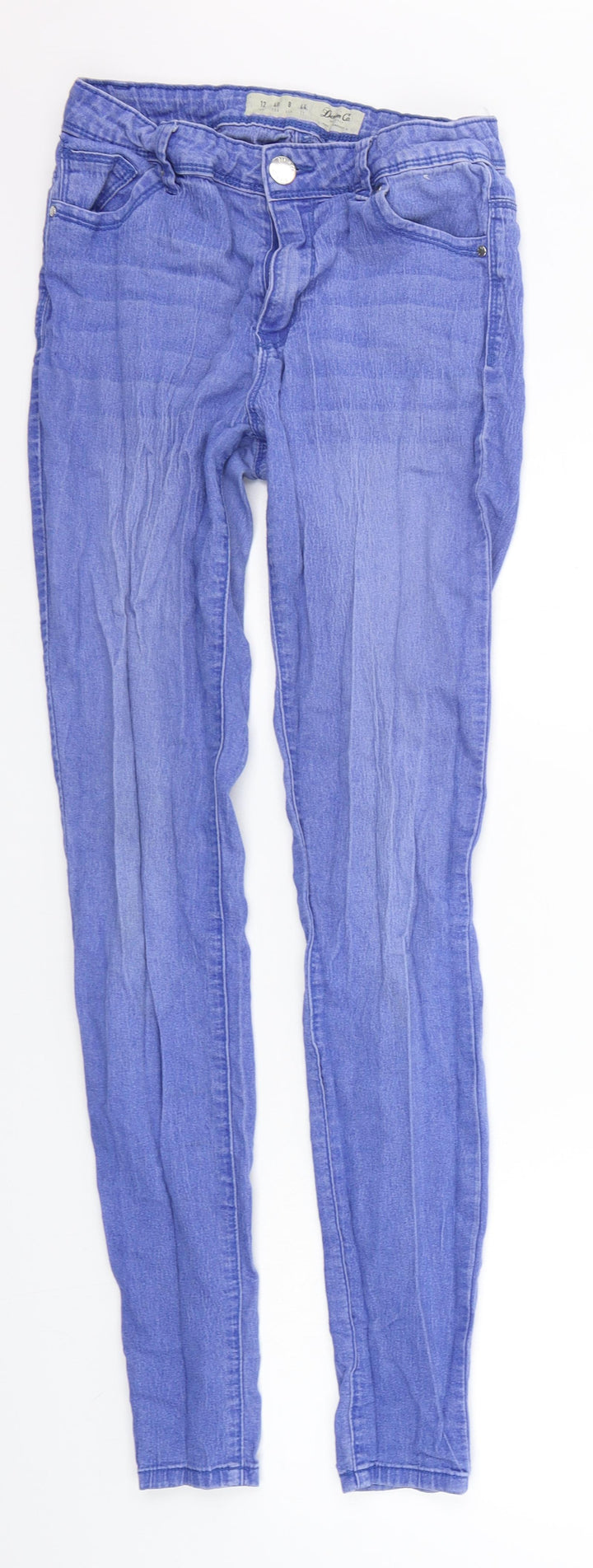 deniem co Womens Blue   Skinny Jeans Size 12 L29 in