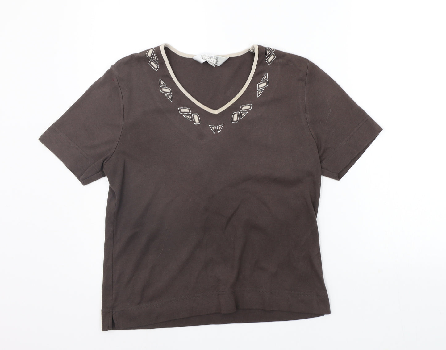 TIGI Womens Grey   Basic T-Shirt Size 12