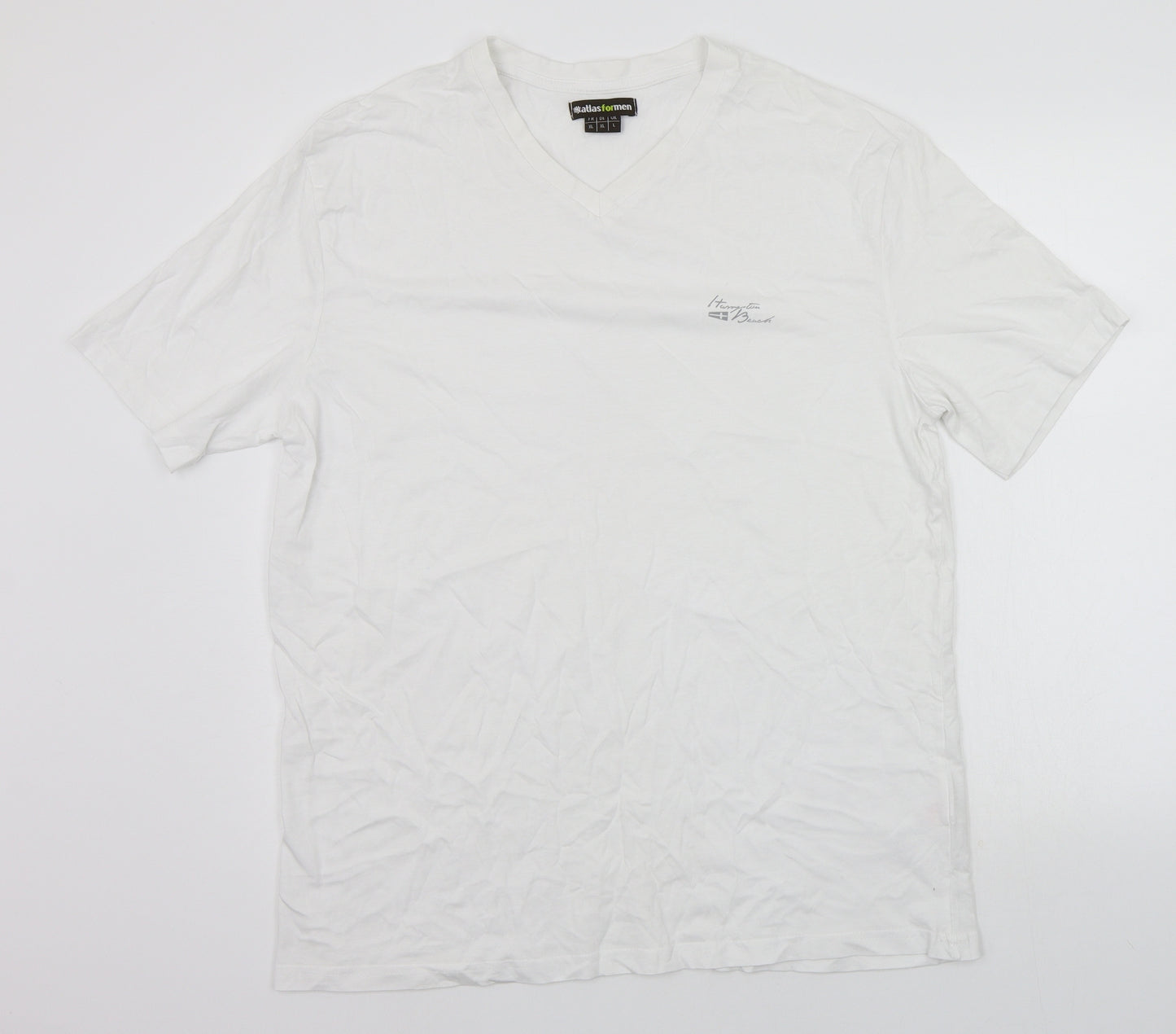 Atlasformen Womens White   Basic T-Shirt Size L