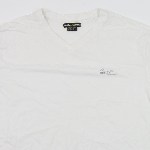 Atlasformen Womens White   Basic T-Shirt Size L