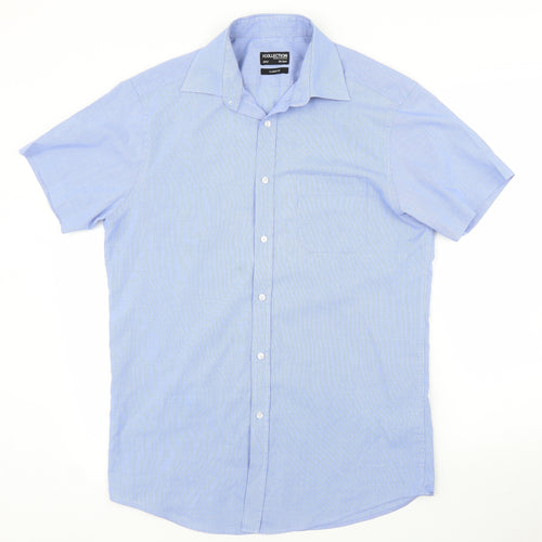 Debenhams Mens Blue    Button-Up Size 15.5