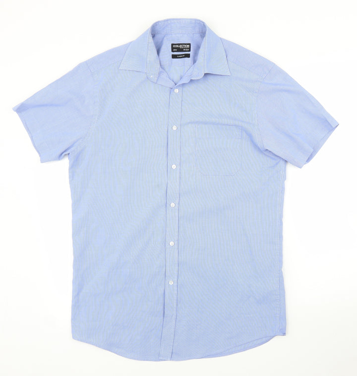 Debenhams Mens Blue    Button-Up Size 15.5