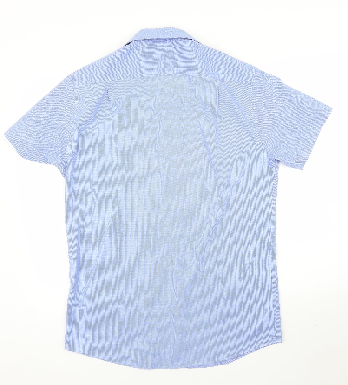 Debenhams Mens Blue    Button-Up Size 15.5