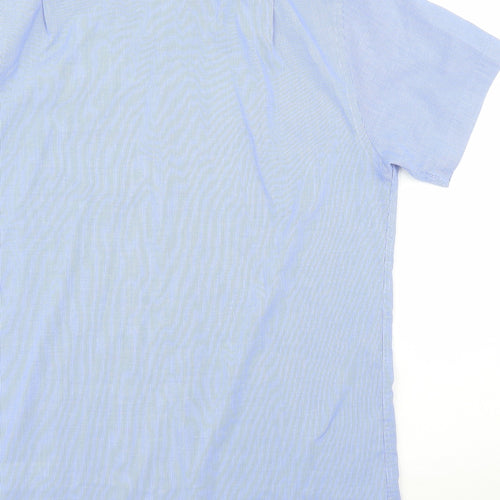 Debenhams Mens Blue    Button-Up Size 15.5