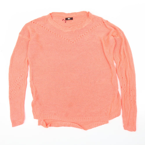 F&F Womens Orange   Pullover Jumper Size 10