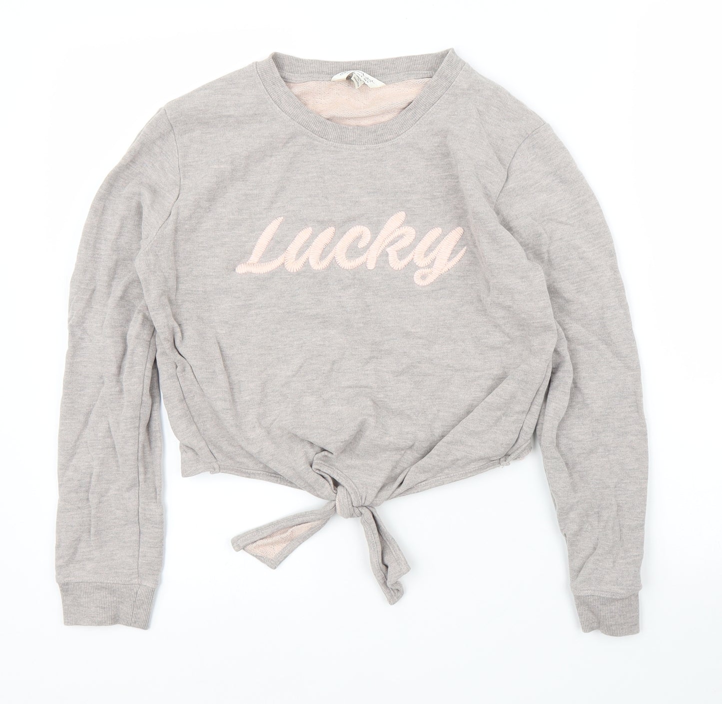 Miss Selfridge Womens Grey   Pullover Jumper Size 8