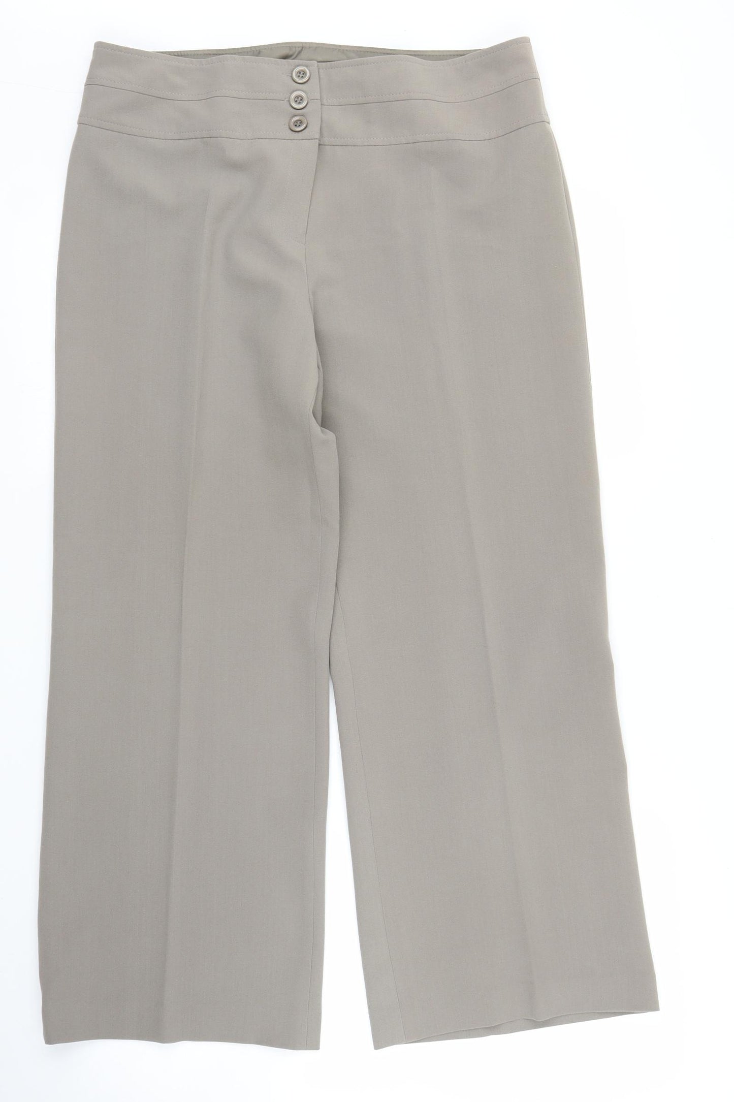 Debenhams Womens Grey   Trousers  Size 14 L23 in