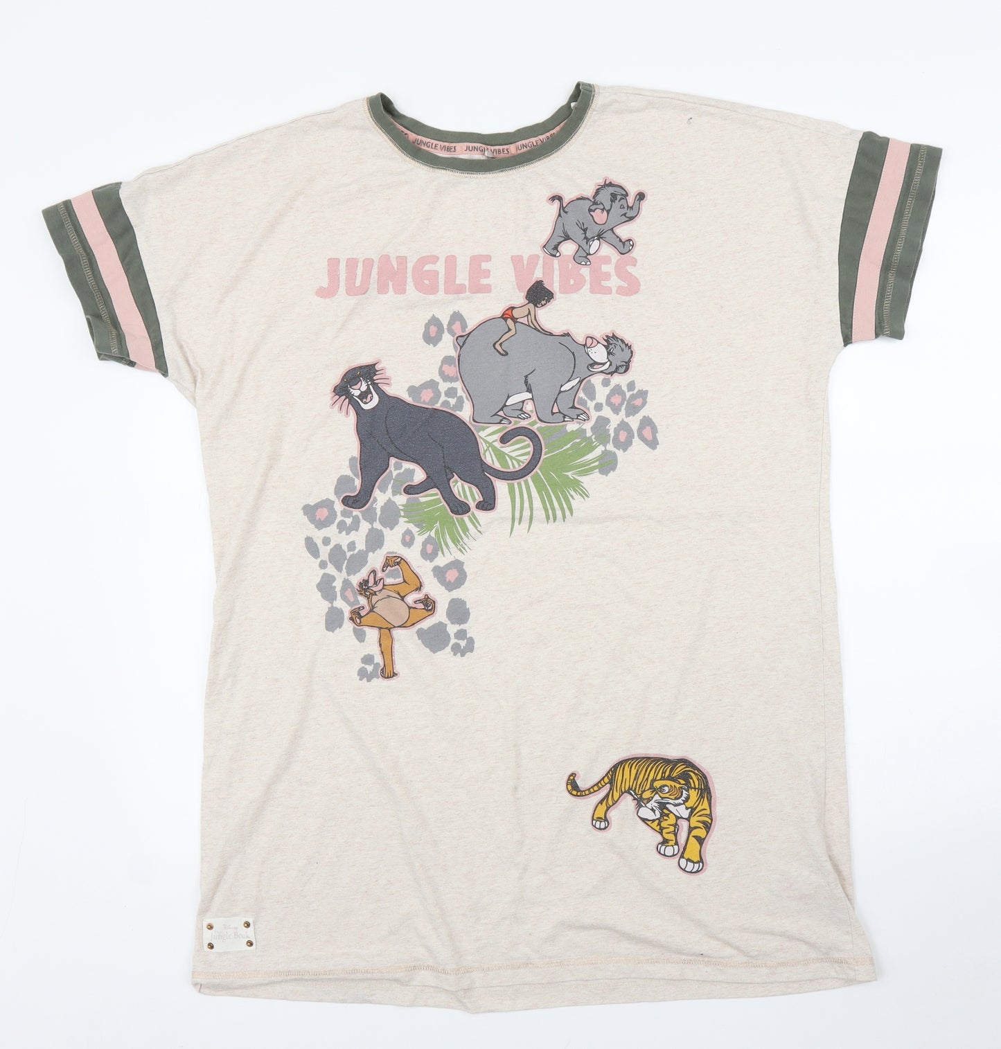 Primark Womens Beige   Chemise Gown Size M  - Jungle Book