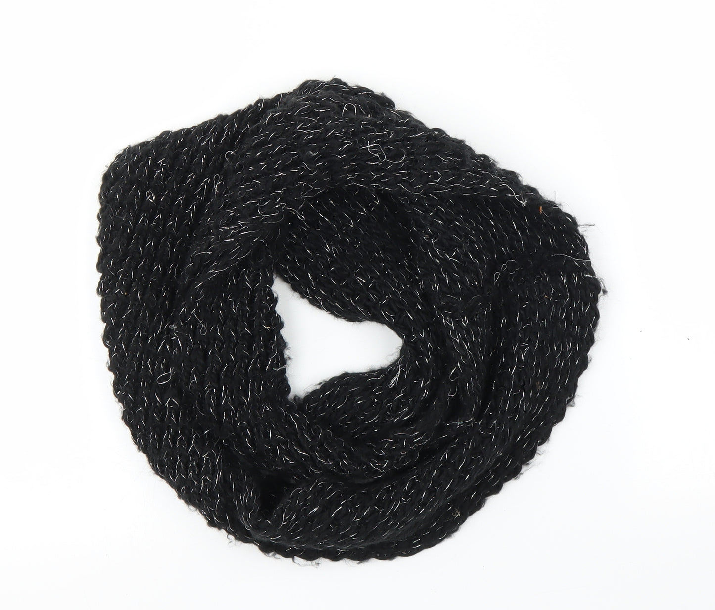 Preworn Unisex Black    Shawl/Wrap   - Inifinity Scarf