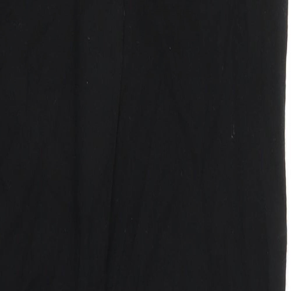 Crane Womens Black   Compression Leggings Size 10 L24 in