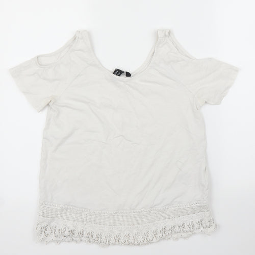 New Look Womens White   Basic Blouse Size 10