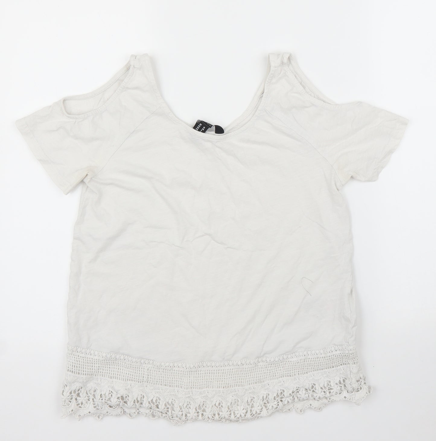 New Look Womens White   Basic Blouse Size 10