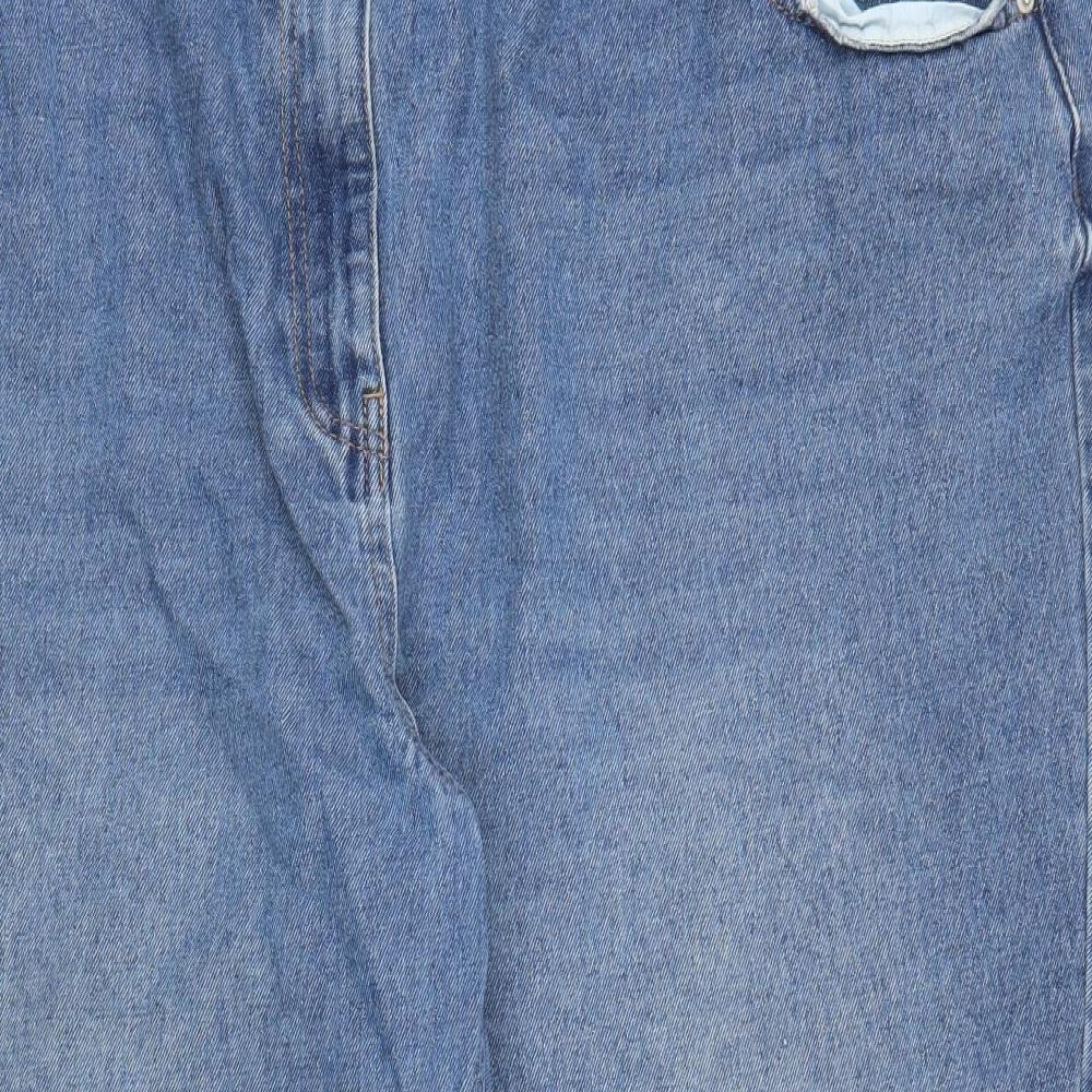 NEXT Womens Blue  Denim Cropped Jeans Size 24 L23 in