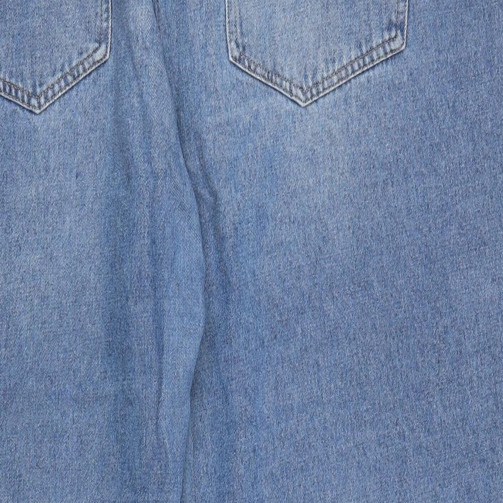 NEXT Womens Blue  Denim Cropped Jeans Size 24 L23 in
