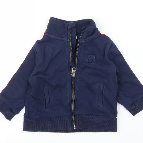 Debenhams Baby Blue   Full Zip Jumper Size 3-6 Months