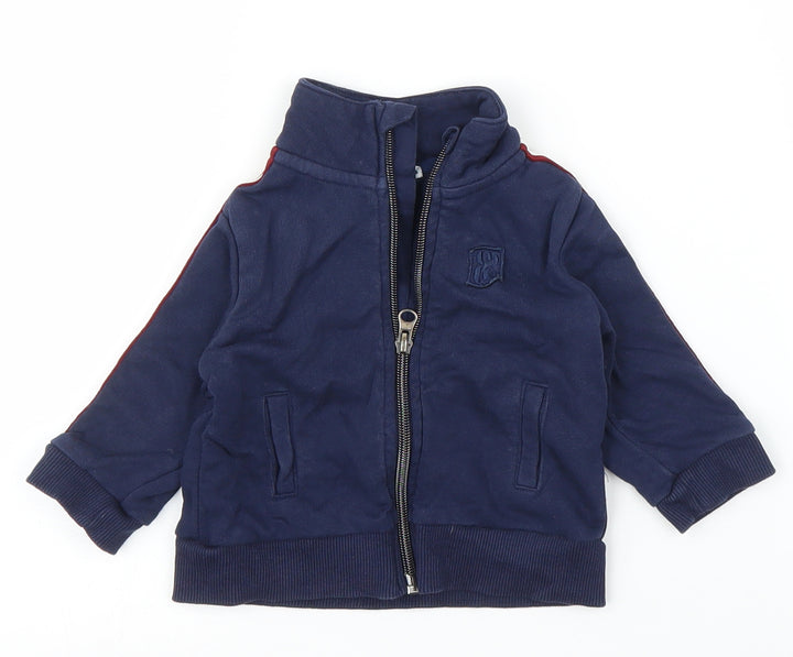 Debenhams Baby Blue Full Zip Jumper Size 3-6 Months