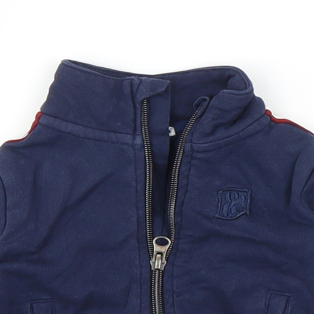 Debenhams Baby Blue   Full Zip Jumper Size 3-6 Months