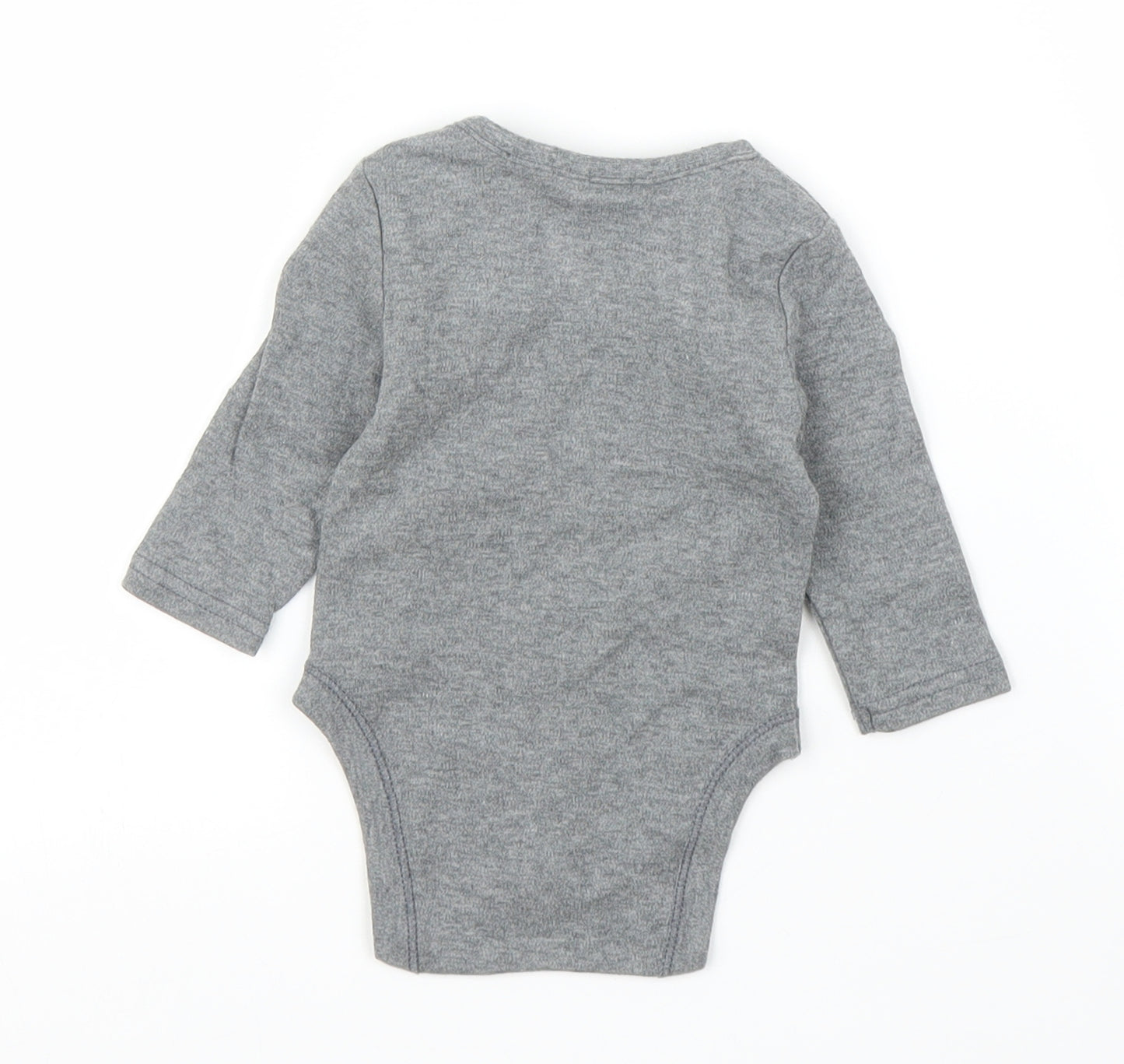 Primark Boys Grey   Babygrow One-Piece Size 0-3 Months  - Disney, Mickey Mouse