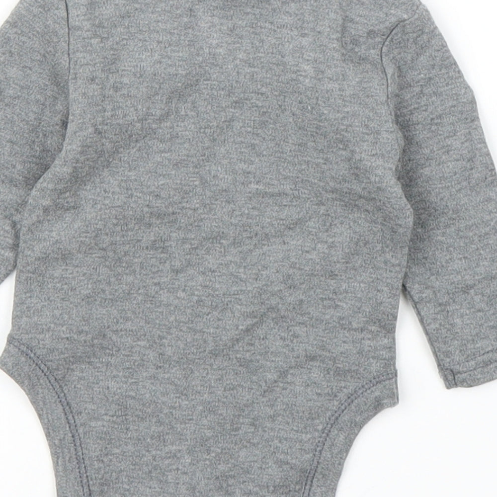 Primark Boys Grey   Babygrow One-Piece Size 0-3 Months  - Disney, Mickey Mouse