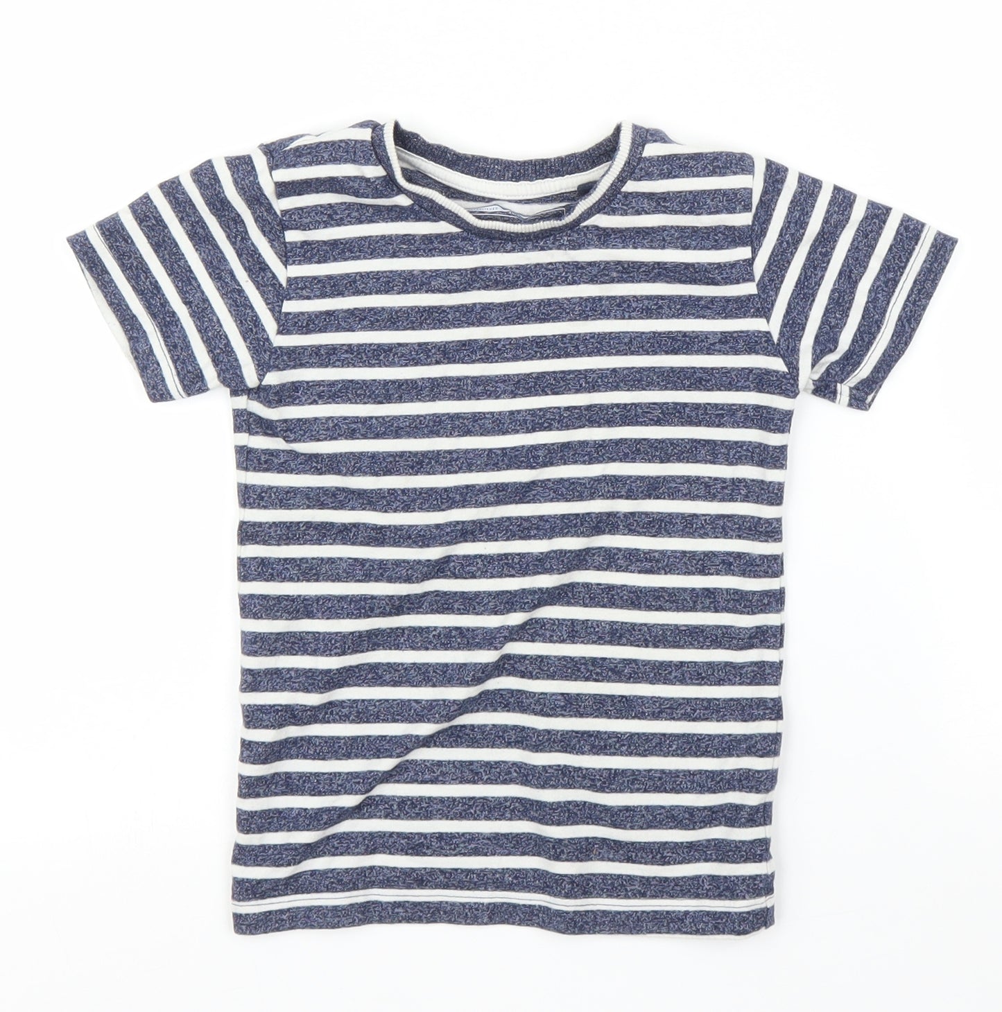 NEXT Boys Blue Striped  Basic T-Shirt Size 2-3 Years