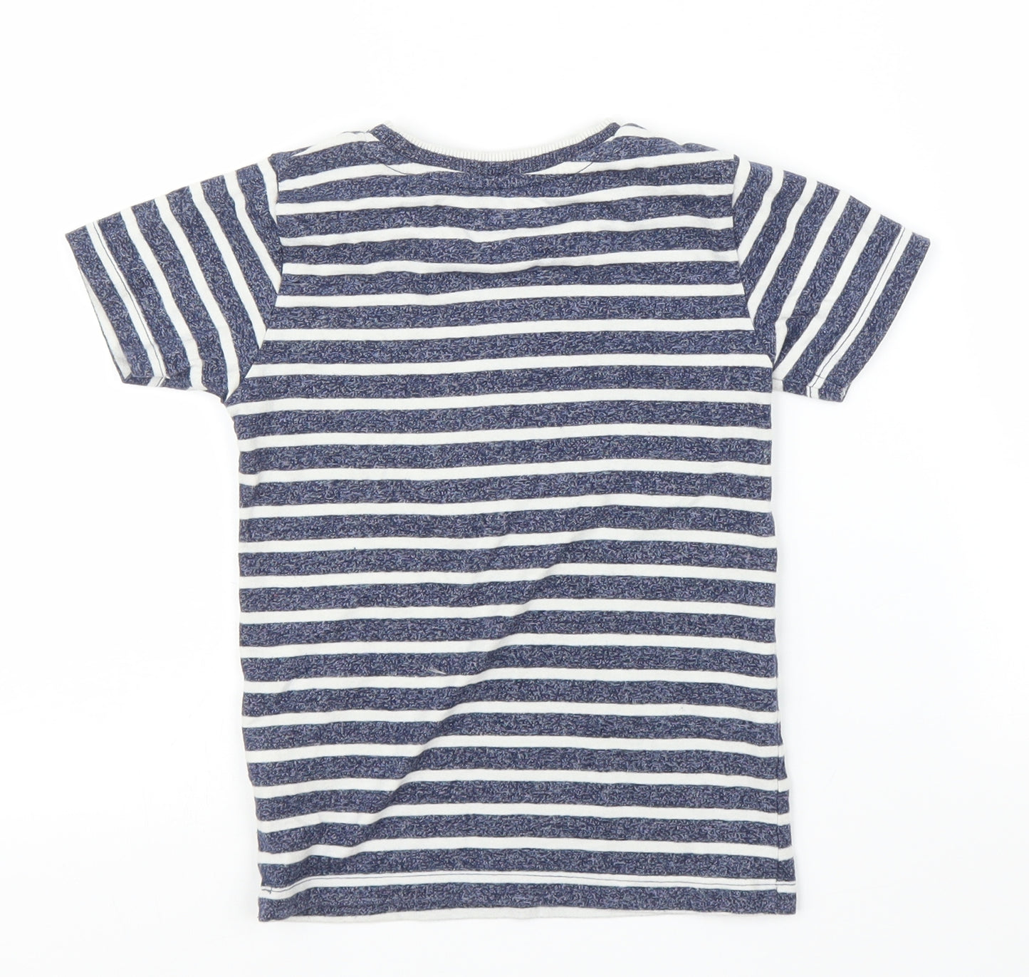 NEXT Boys Blue Striped  Basic T-Shirt Size 2-3 Years
